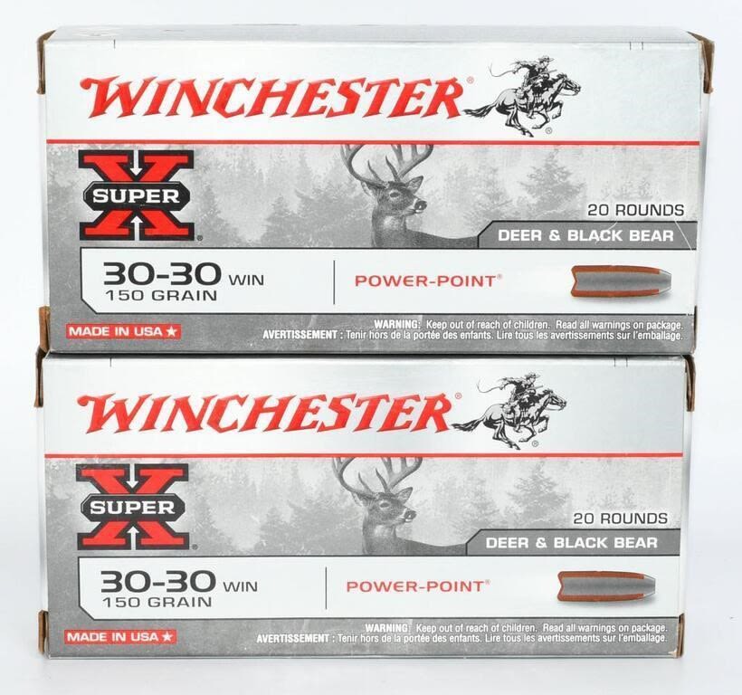 Lot 799: 40 Rounds Of Winchester .30-30 Win Ammunition