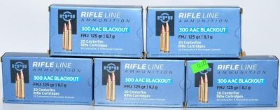 100 Rounds Of PPU .300 AAC Blackout Ammunition. Secure 100 rounds of PPU .300 AAC Blackout