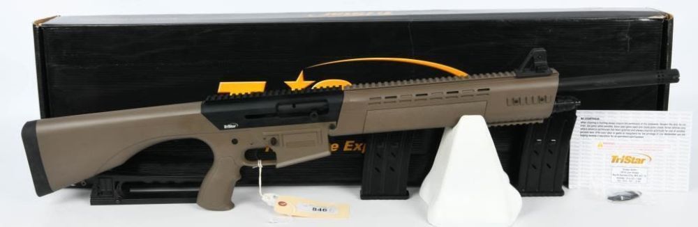 Lot 846: NEW Tristar KRX Tactical Semi Auto Shotgun 12 Ga