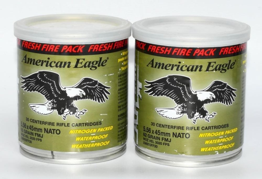 Lot 877: 60 Rounds Of American Eagle AR 5.56x45 Ammo