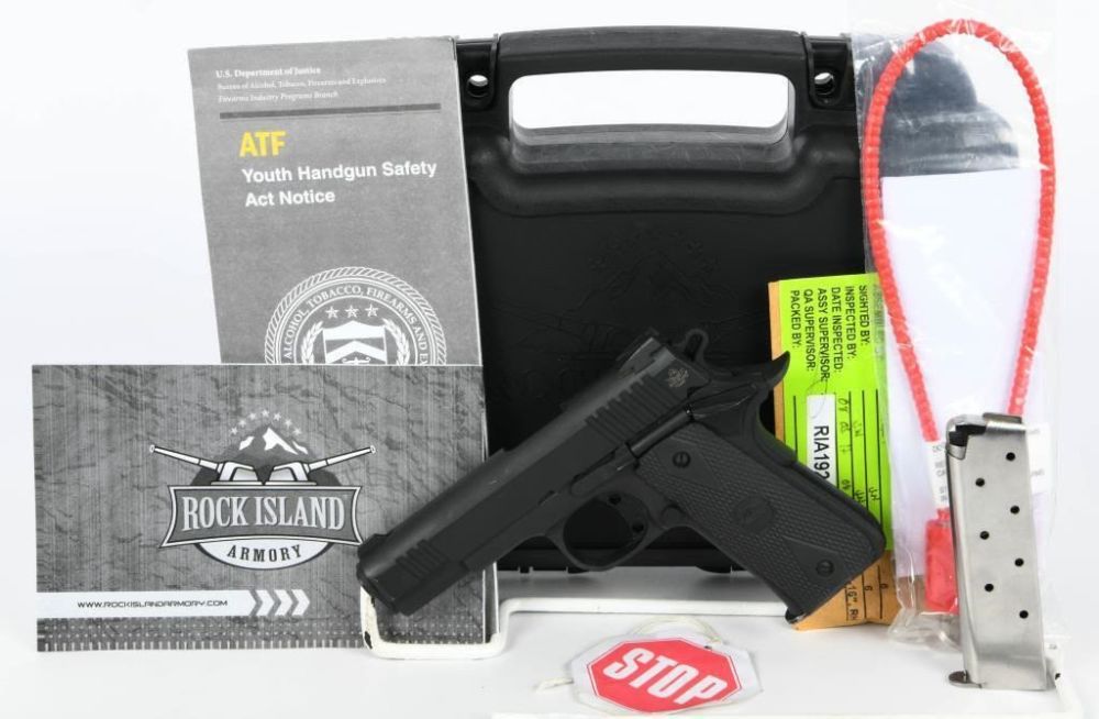 Lot 909: Rock Island Armory Baby Rock Semi-Auto Pistol .380