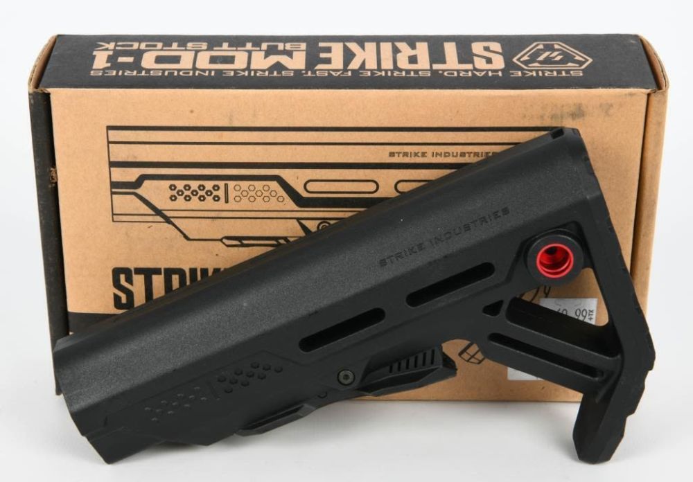 Lot 962: New In the Box Strike Mod-1 QD Butt Stock