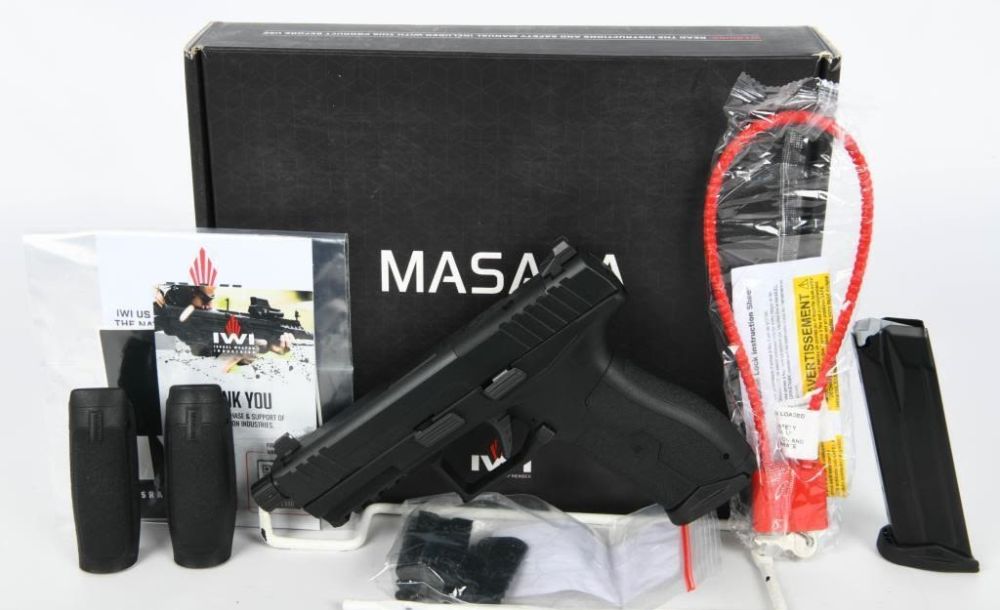 Lot 1014: IWI Masada 9mm Luger Optics Ready Semi Auto Pistol