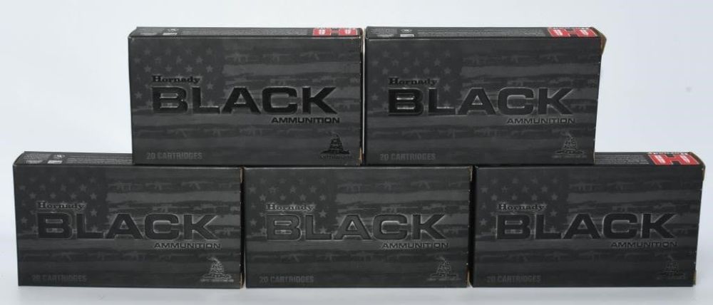 Lot 1036: 100 Rounds Hornady BLACK 6mm ARC Ammunition
