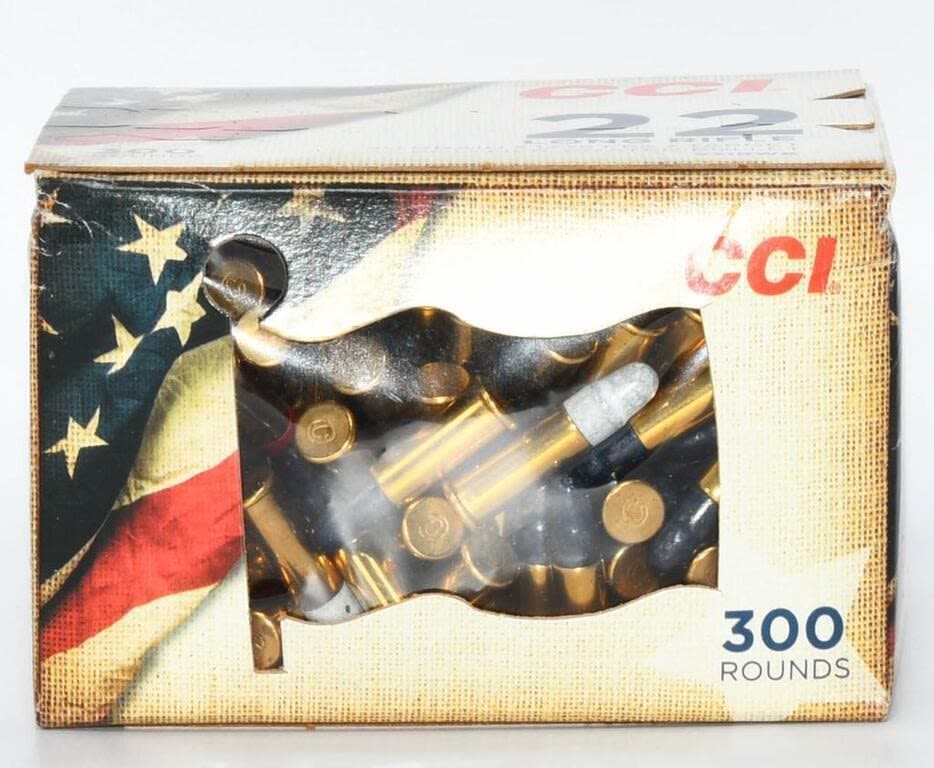 Lot 1114: 300 Rounds of CCI .22 LR Ammunition
