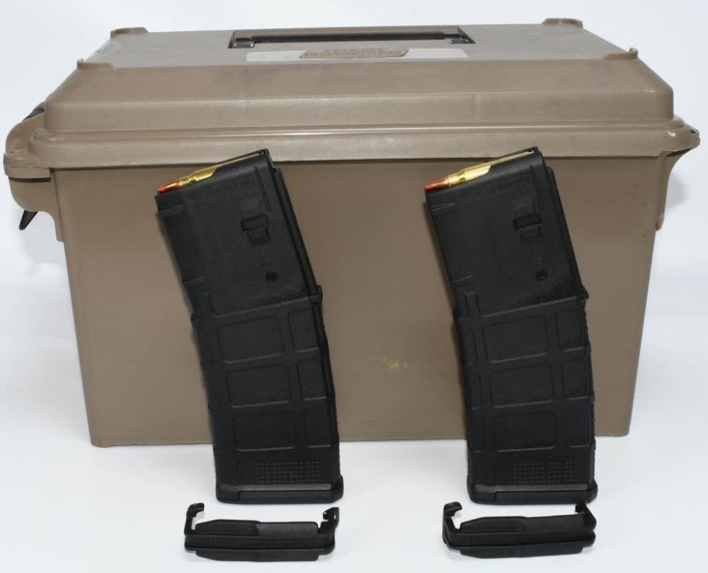 Lot 715: 450 Rounds Of 5.56/.223 Ammo W/ Mags & Container