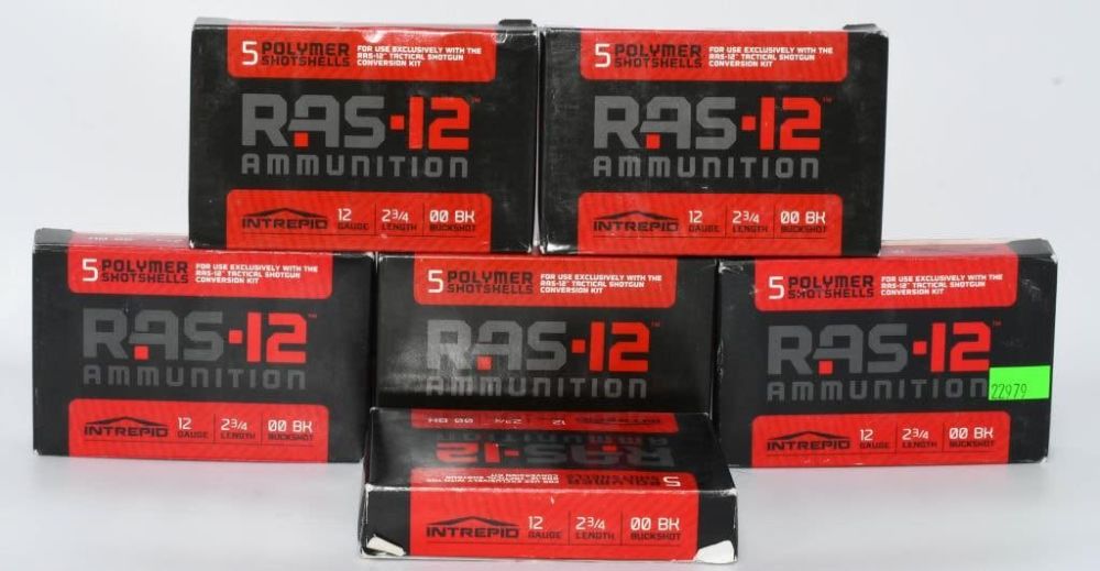 Lot 721: 25 Rounds Of Intrepid 12 Ga RAS-12 Buckshots