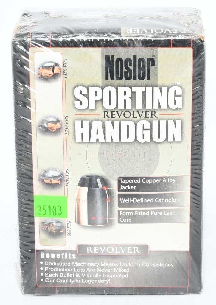 Lot 722: 250 Count Of Nosler .44 Cal Reloading Bullet Tips