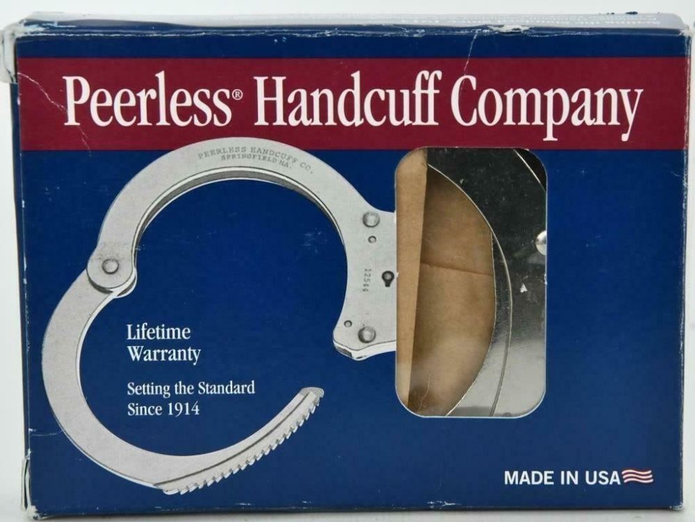 Lot 728: Peerless Handcuff Company 703 Oversize Handcuffs