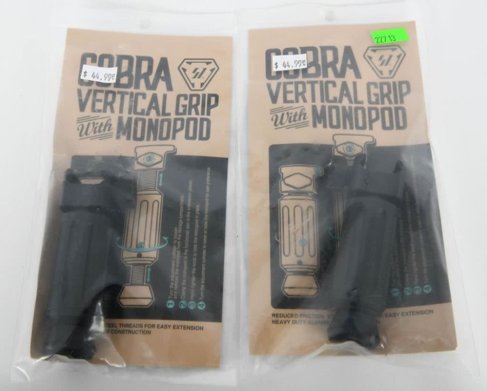 Lot 794: 2 New in the Package Cobra Vertical Grips
