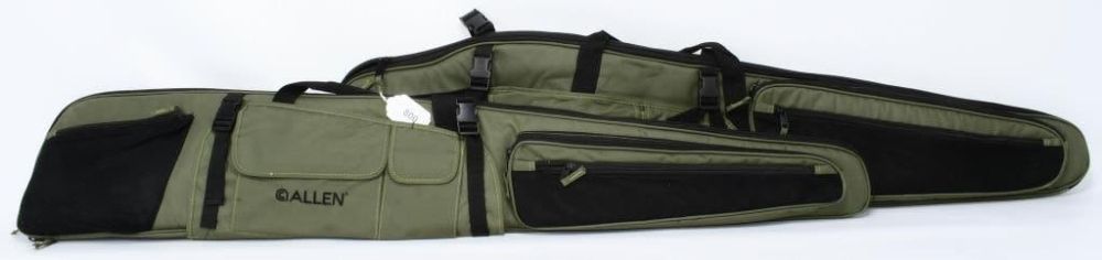 Lot 800: 2 Green Allen Soft Padded Scoped Rifle Cases