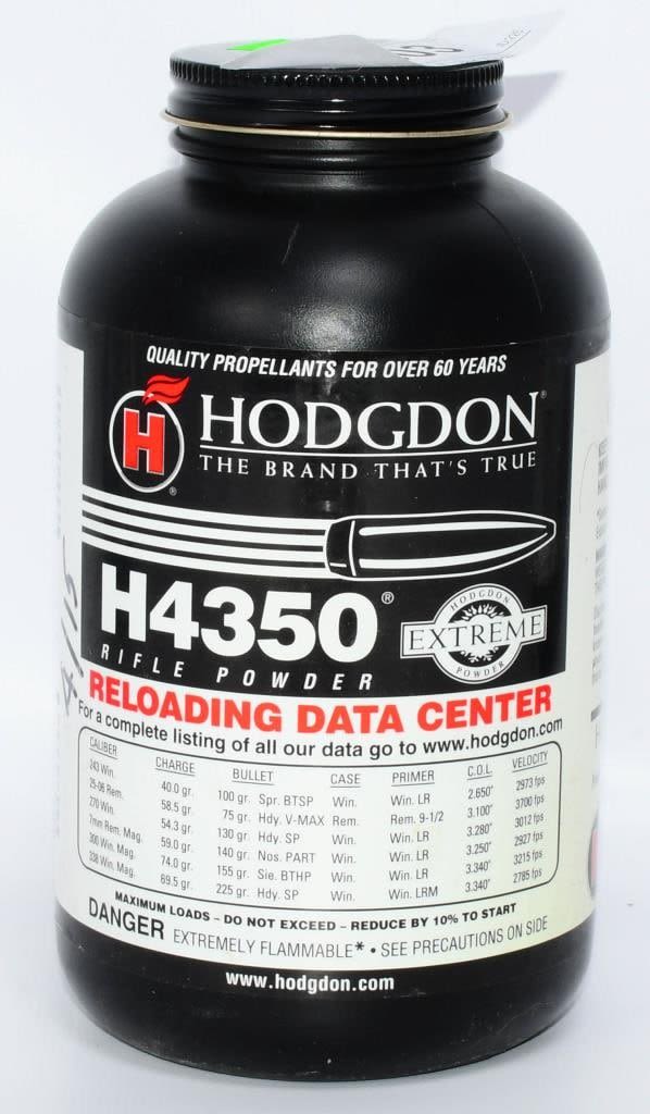 Lot 803: 1 LB Bottle Of IMR H4350 Reloading Gun Powder