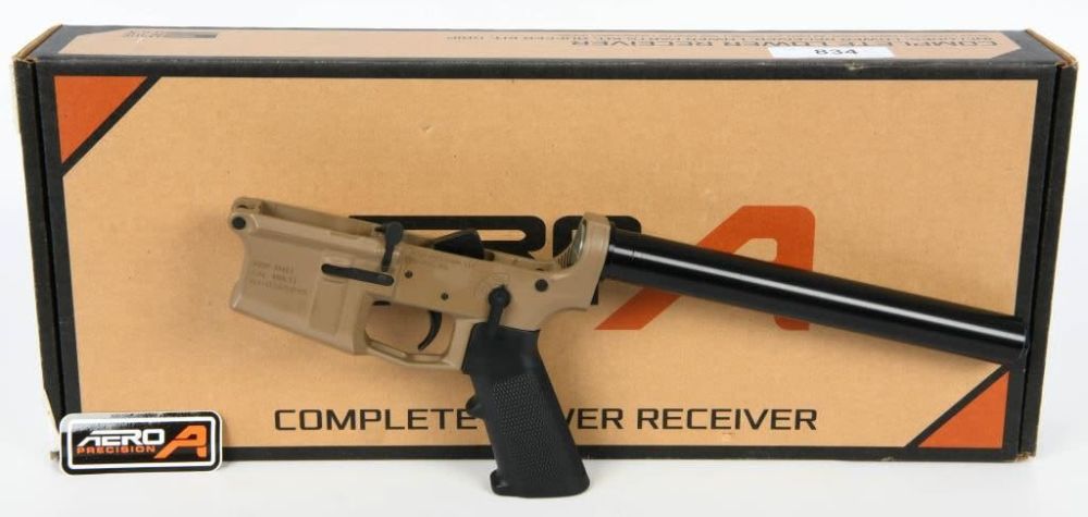 Lot 834: Aero Precision M4E1 Complete Lower Receiver
