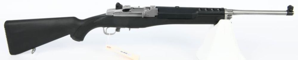 Lot 840: Ruger Mini-14 Stainless Semi Auto Rifle 5.56 NATO