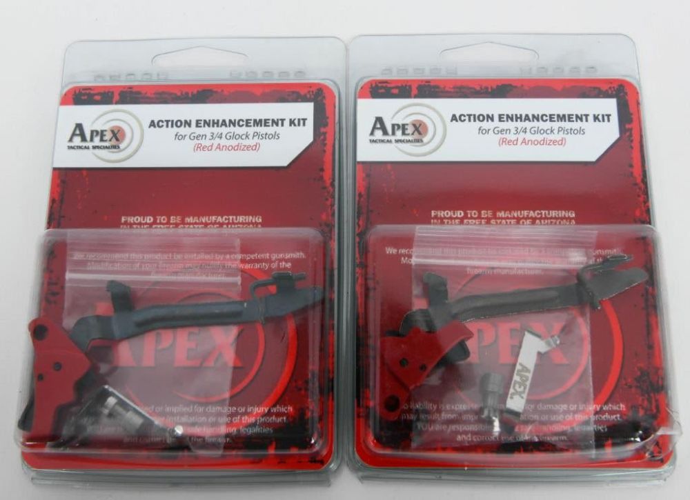 Lot 842: 2 New Apex Action Enhancement Kits For Glocks