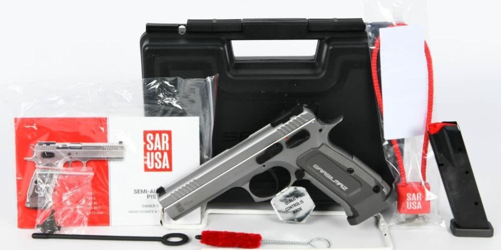 Lot 843: SAR USA Sarsilmaz K12 Sport 9mm Semi Auto Pistol