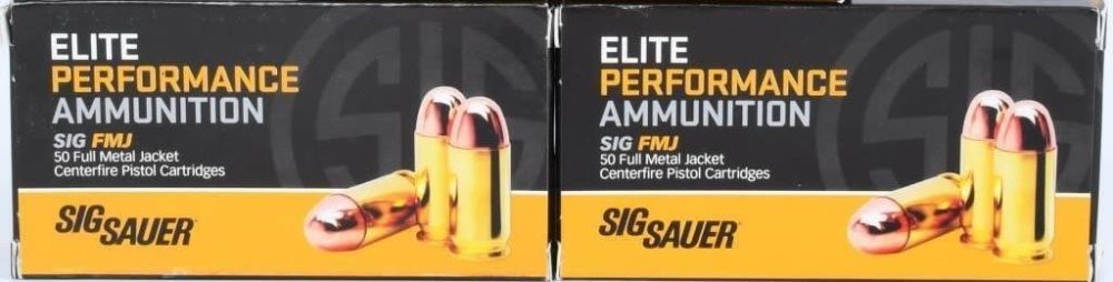 Lot 844: 100 Rounds Of Sig Sauer 9mm Luger Ammunition