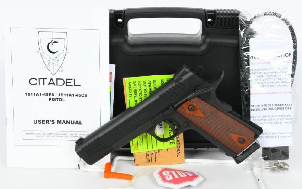 Lot 849: NEW Citadel 1911 Full Size Semi Auto 9mm
