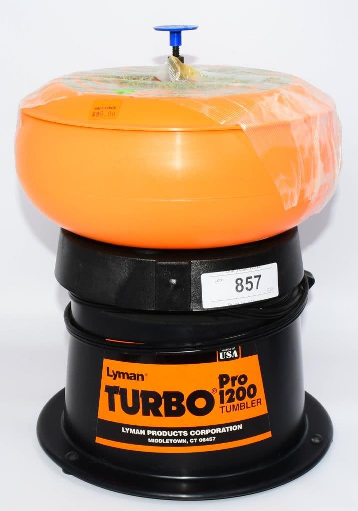 Lot 857: Lyman Turbo Pro 1200 Case Tumbler