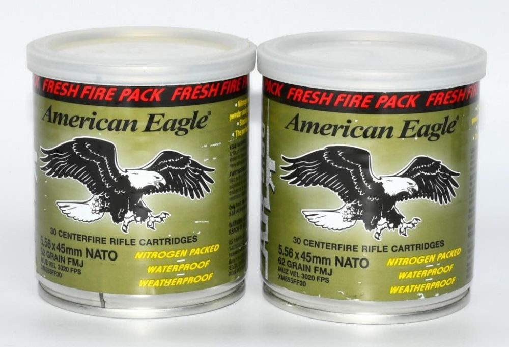 Lot 877: 60 Rounds Of American Eagle AR 5.56x45 Ammo