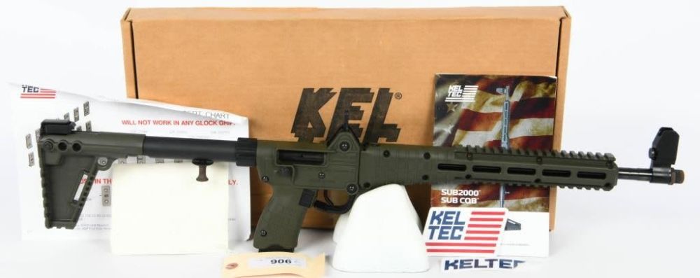 Lot 906: Kel-Tec Sub-2000 G2 9MM BattleGreen