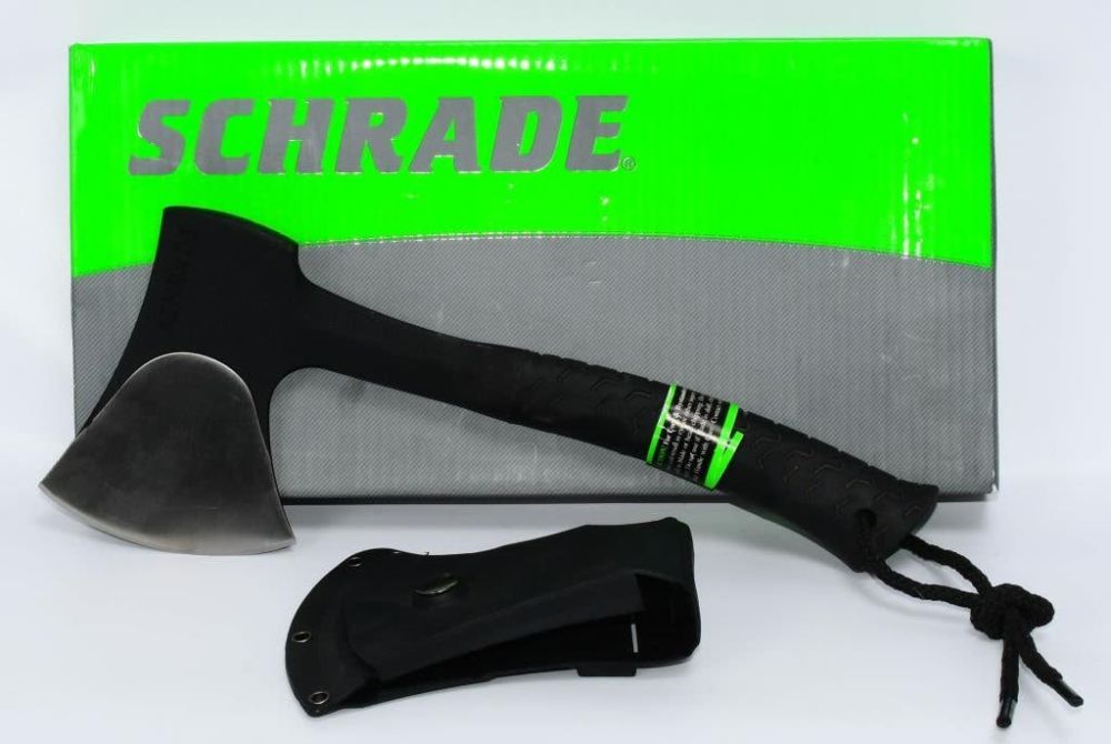 Lot 911: New in The Box Schrade Hatchet 3.55" Blade