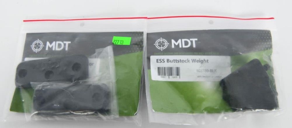 Lot 914: NIP MDT ESS Buttstock Weight & Forend Weights