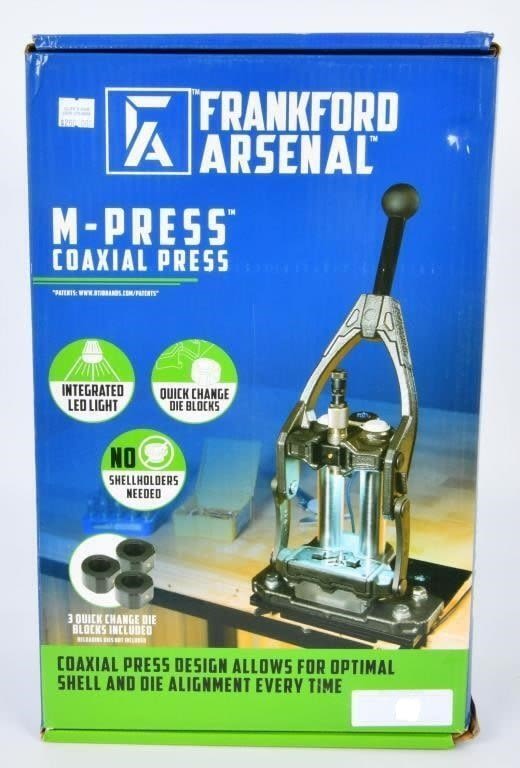 Lot 917: New Frankford Arsenal Reloading Single Stage Press