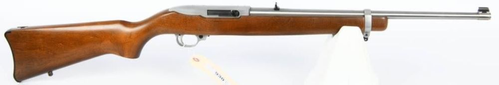 Lot 930: Classic Stainless Ruger 10/22 Carbine .22 LR