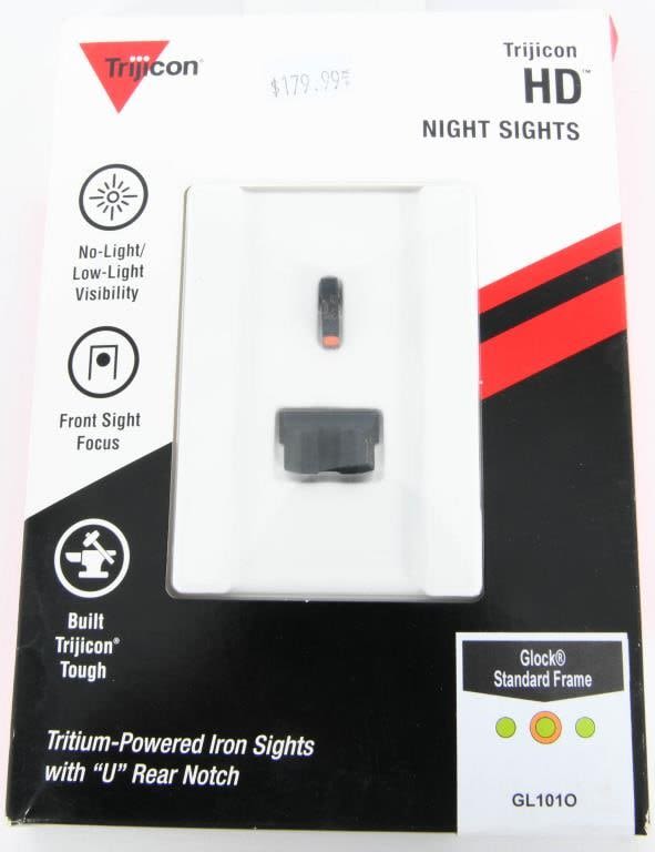 Lot 965: Trijicon HD Night Sight Set for Glock Standard