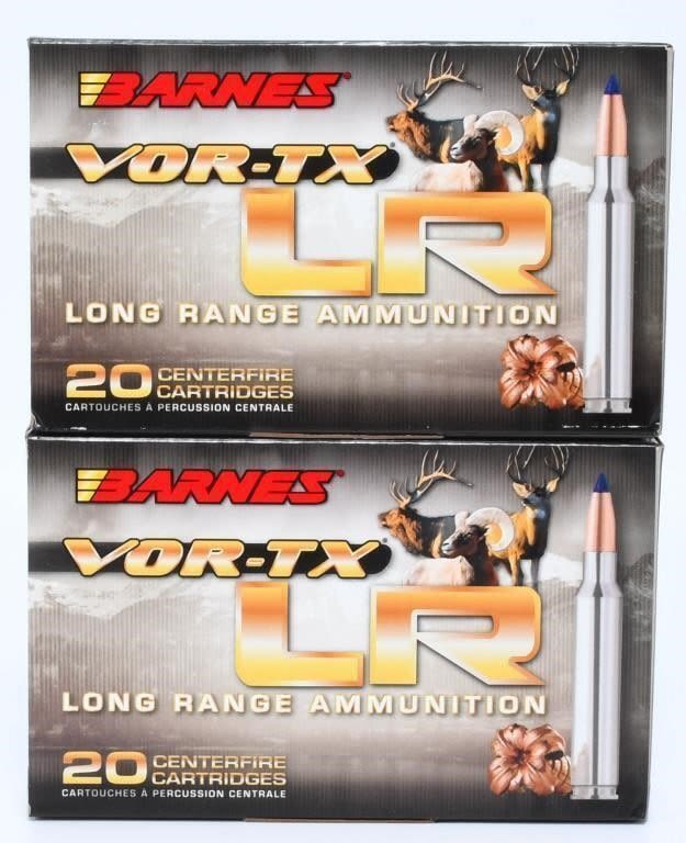 Lot 1003: 40 Rds Barnes VOR-TX 6.5 Creedmoor Ammunition