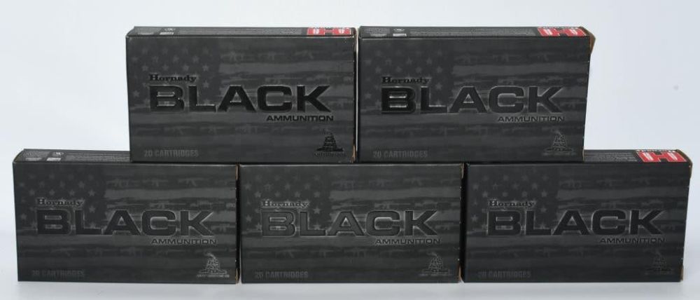 Lot 1036: 100 Rounds Hornady BLACK 6mm ARC Ammunition