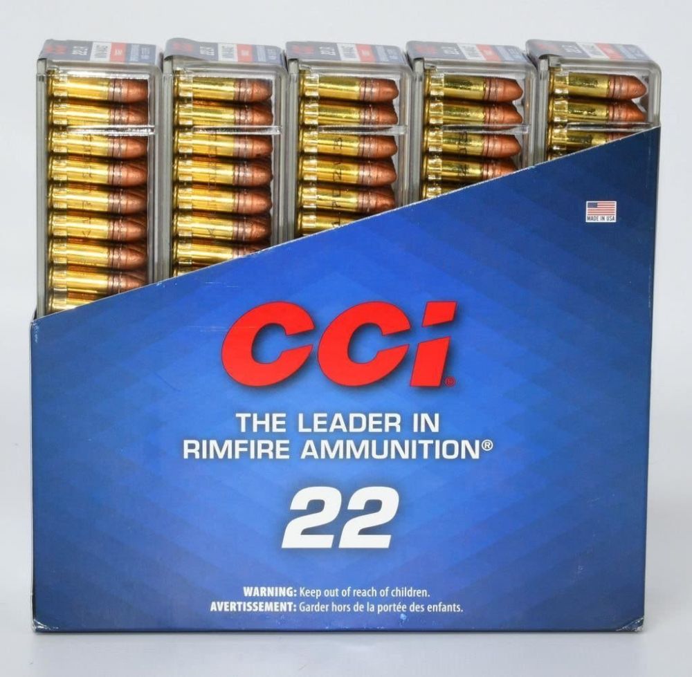 Lot 1123: 500 Rounds CCI Mini-Mag Ammunition .22 LR