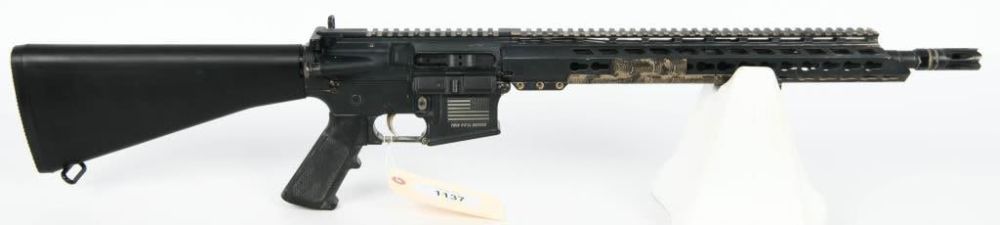 Lot 1137: Anderson Mfg. AM-15 Semi Auto AR-15 Rifle 5.56
