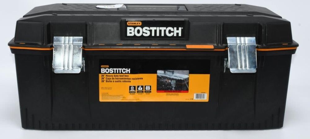 Lot 1154: Stanley Bostitch 28" Tool Box Loaded W/