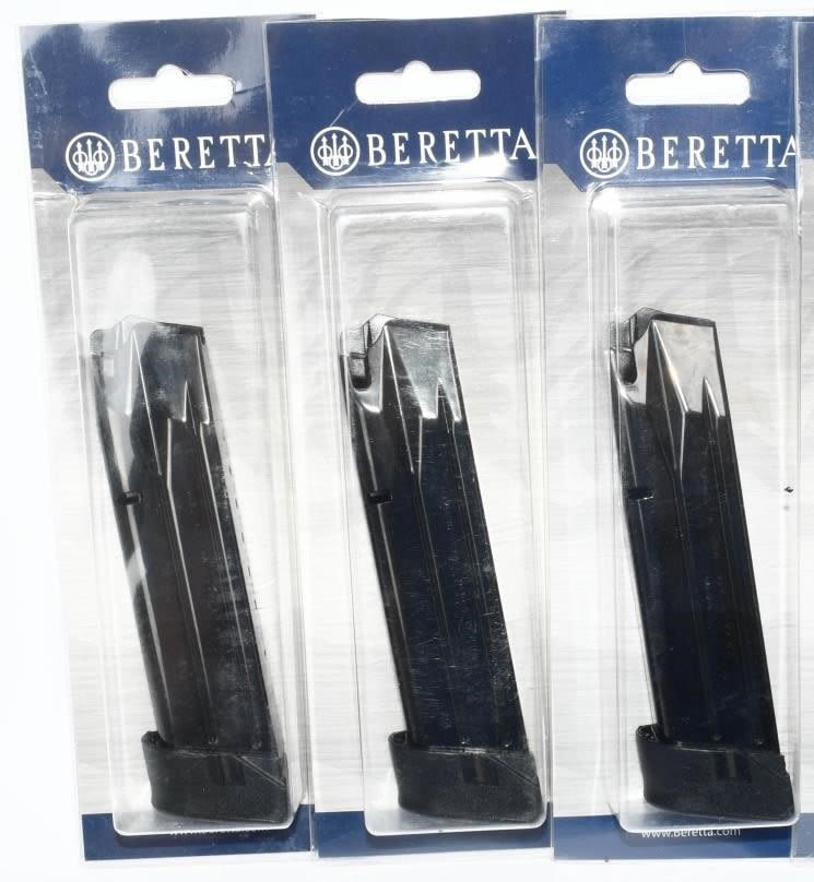 Lot 1166: 3 New in Package Beretta PX4 Storm 20 Rd Magazines