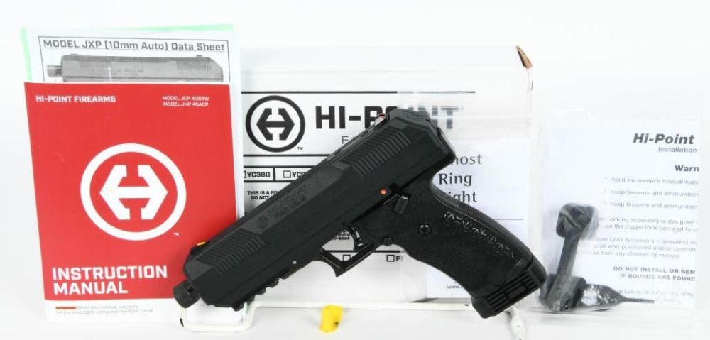 Lot 1170: NEW HI-Point JXP Semi Auto Pistol 10mm Auto
