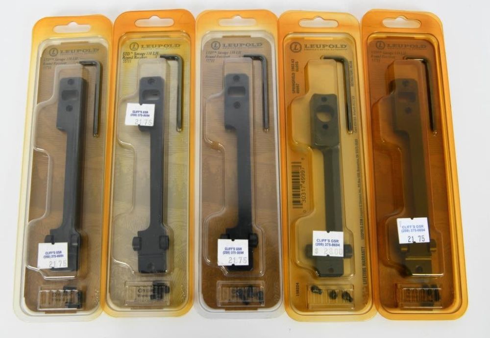 Lot 1175: 5 New In Package Leupold Scope Mount Bases