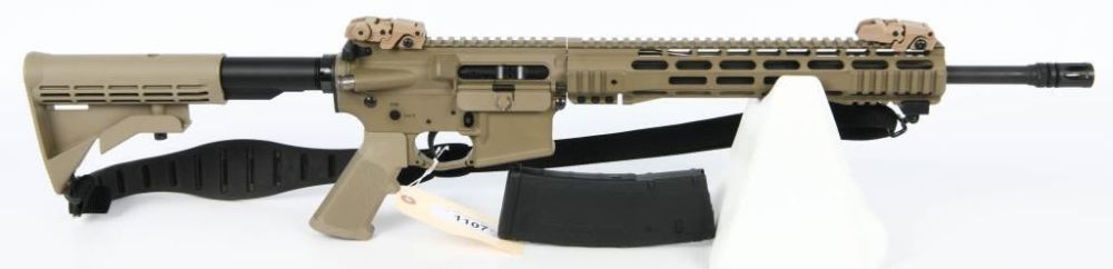 Lot 1107: CDA RA-51 Semi Auto AR-15 Rifle 5.56 NATO