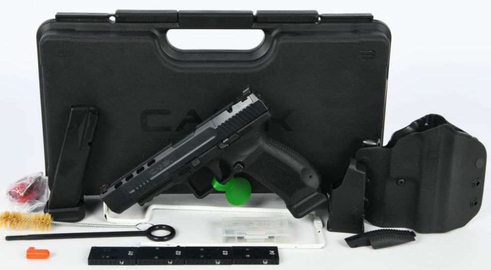 Lot 1116: NEW Canik TP9SFx 9mm Semi Auto Pistol 5.2" Barrel