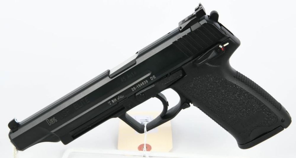 Lot 1134: Heckler & Koch HK USP Elite Semi Auto PIstol .45