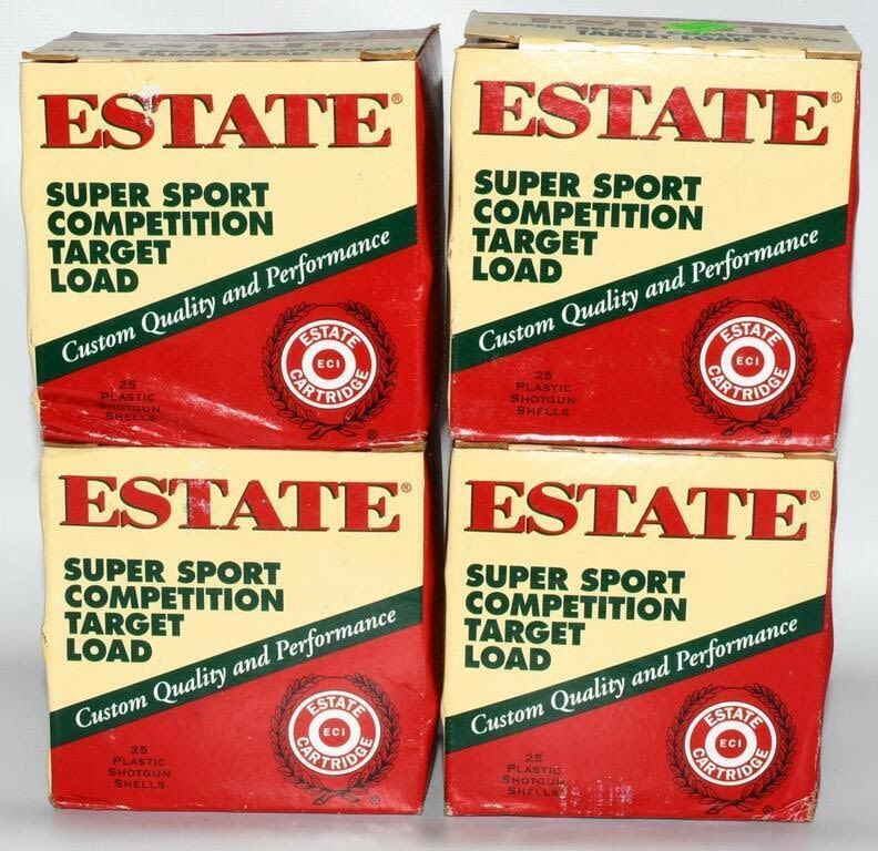 Lot 1198: 100 Rounds Of Estate Super Sport 20 Ga Shotshells