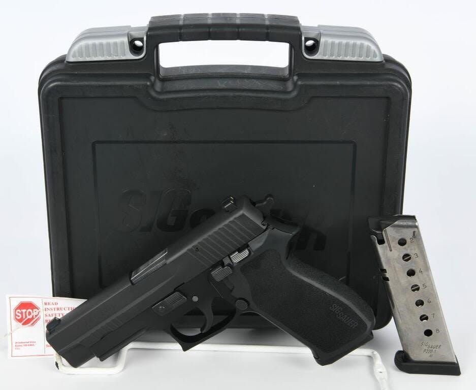 Lot 1248: Sig Sauer P220 Full Size Semi Auto Pistol .45 ACP