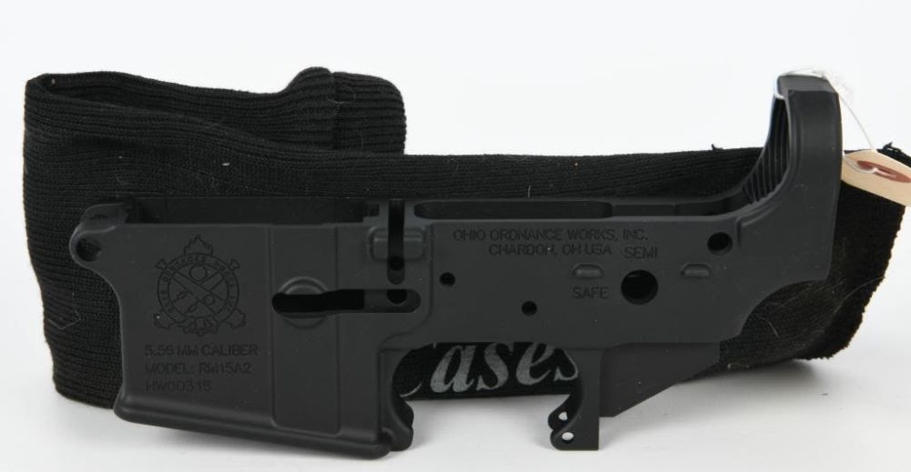 Lot 1293: Ohio Ordnance Works RM15A2 Stripped Lower Receiver
