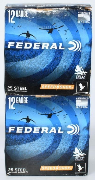 Lot 1312: 50 Rounds Of Federal 3" 12 Ga Shotshells