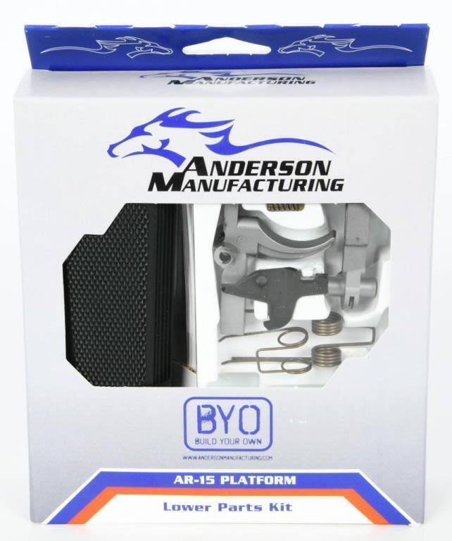Lot 1493: NIB Anderson AR-15 .223/5.56 Lower Parts Kit