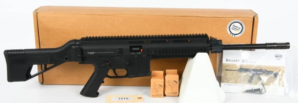 Lot 1515: Blue Line Solutions Mauser M-15 Semi Auto Rifle
