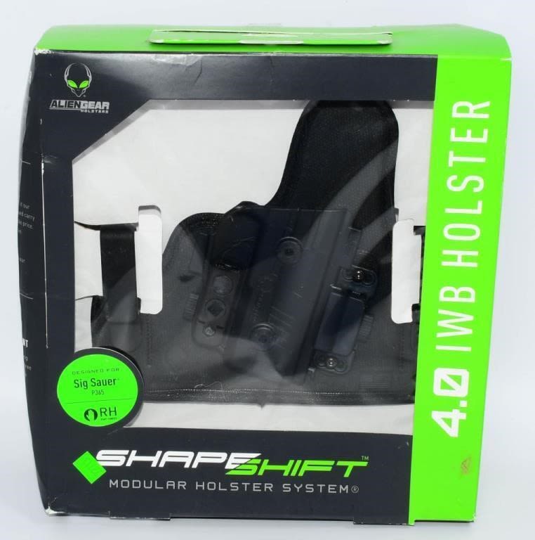 Lot 1637: New Alien Gear Shapeshift 4.0 Sig P365 RH IWB