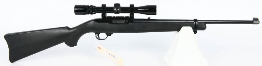 Lot 1677: Ruger 10/22 Carbine Semi Auto Rifle .22 LR