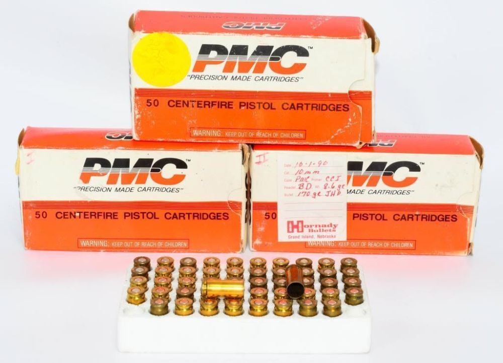 Lot 1736: Approx 150 Count Empty 10mm Auto Brass Casings